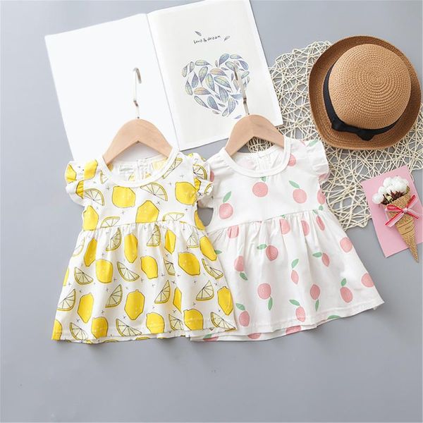 

girl's dresses summer kids girls two piece cotton clothing sets sleeveless vest fashion casual suit floral outfits, Red;yellow