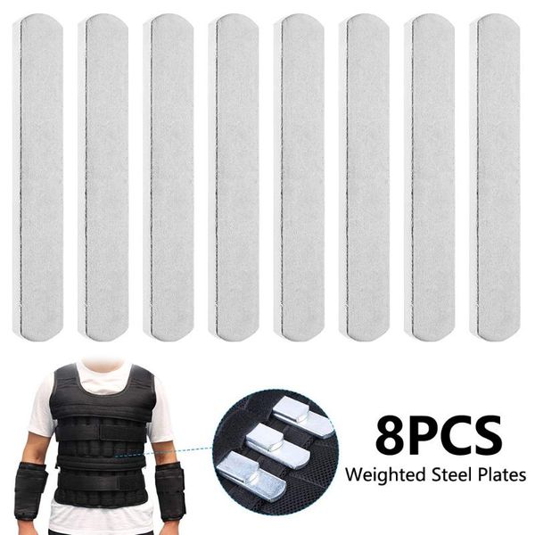 

accessories 8pcs steel plates for adjustable weighted vest boxing train fitness equipment running weights