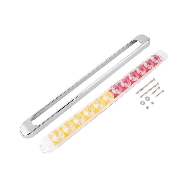 

car headlights universal 12v led light bar turn signal flashing side tail for trailers boats vehicles trucks lamp