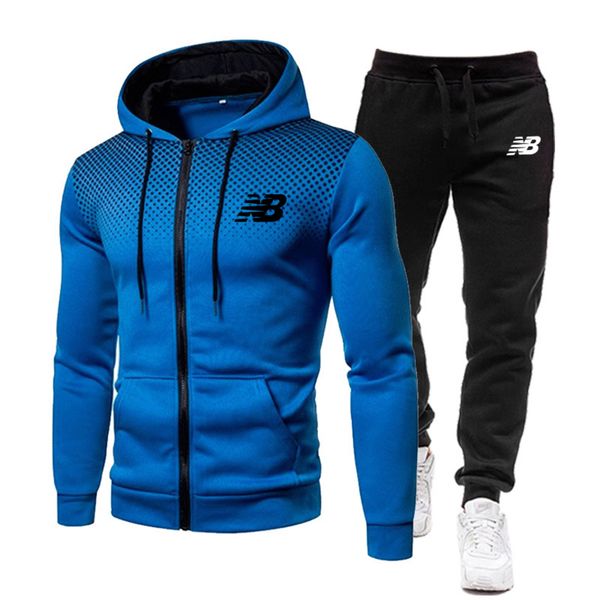 

cotton casual men's sportswear, hoodie and trousers, zipper sweater, jogging cloth, new in 2021, Gray