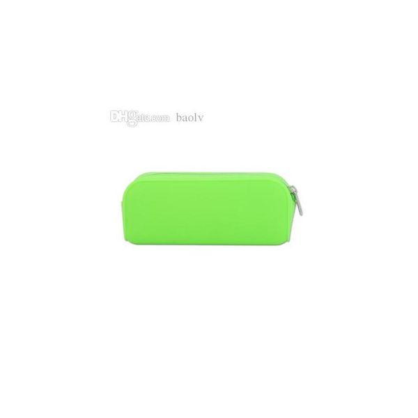 

wholesale-candy-colored sile pencil case lovely pencil bag zipper pen case multifunctional handbag school supplies jllnnm home003