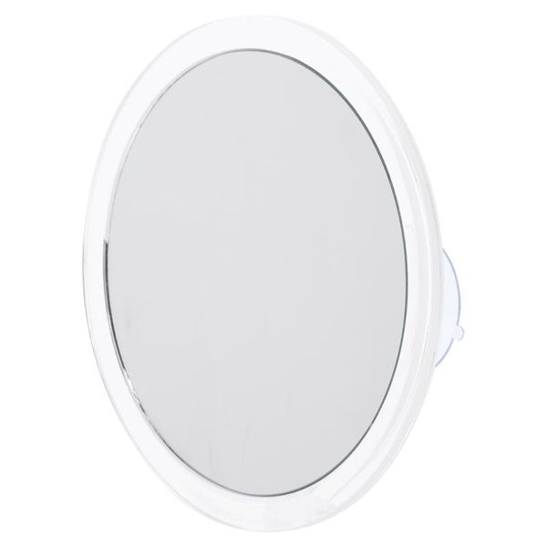 

flash heads 1pc magnification cosmetic mirror non-skid sucker bathroom white
