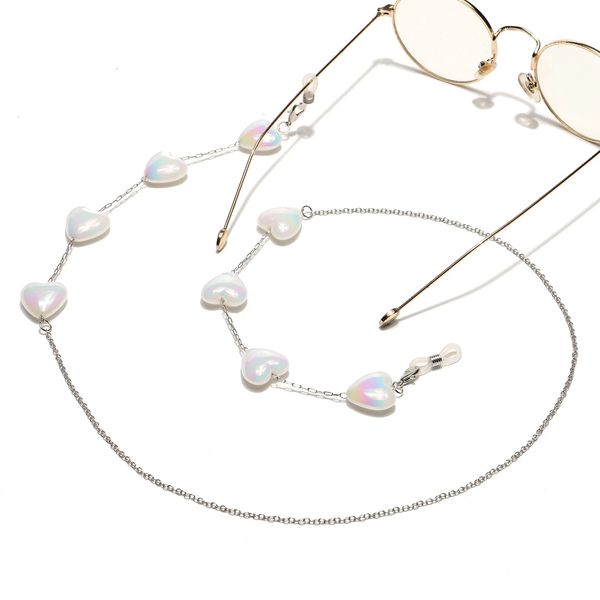 

sunglasses masking chains cute simple heart lanyards for women eyewear earglasses cord retainer holder neck strap rope