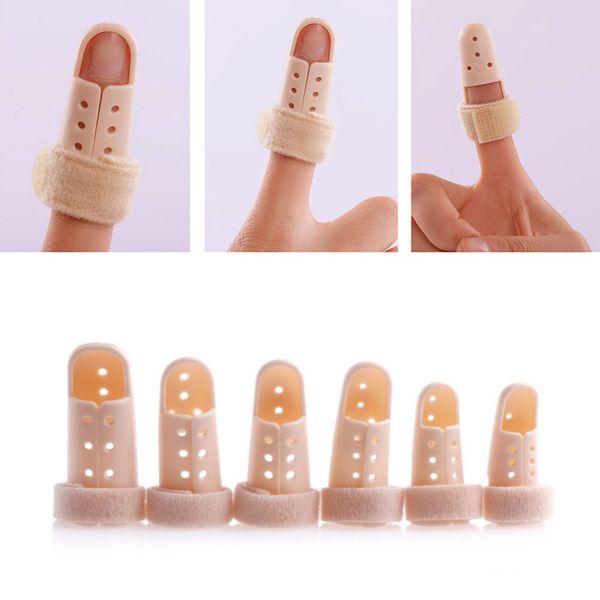 

plastic mallet dip finger support brace splint joint protection injury protector can csv