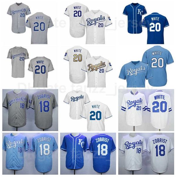 

men retro 18 bret saberhagen jersey 1974 1975 1983 1989 vintage baseball 20 frank white 10 dick howser 26 amos otis pullover retire cooperst, Blue;black
