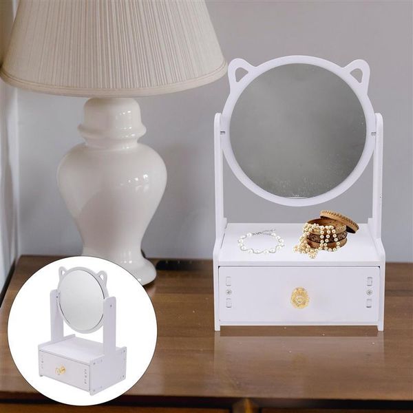 

mirrors 1pc cosmetic mirror durable fine drawer style deskwith