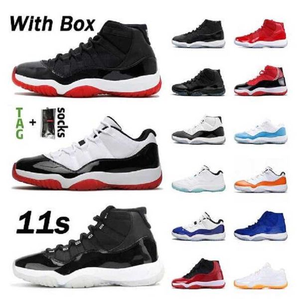

boots box with 1s 11s men bred jumpman 23 mens women basketball shoes xii 11 legend blue concord 45 unc 12s trainersrs sneakers shoe, Black