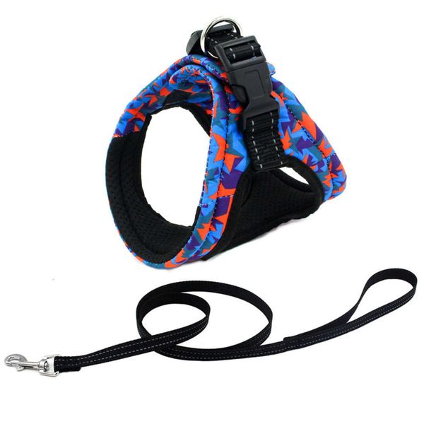

new light vt type pet colorful printing traction rope explosion proof dog cht strap