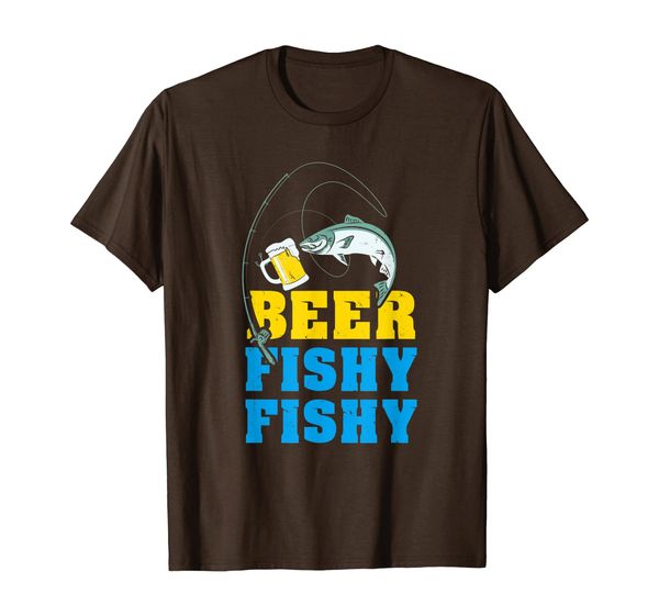 

Beer Fishy Fishy | Funny Drinking and Fishing Gift T-Shirt, Mainly pictures
