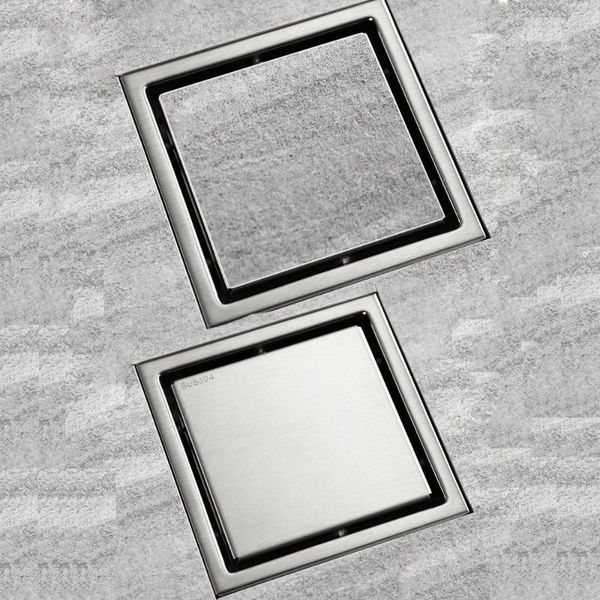 

other bath & toilet supplies brushed gold stainless steel shower drain black bathroom floor tile insert square waste grates