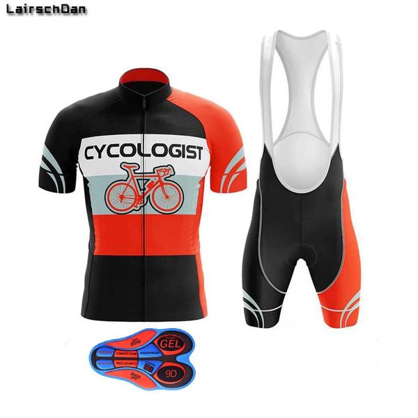 

racing sets lairschdan cycling jersey set summer short sleeve kit men 9d bib shorts bicycle clothes shirt clothing suit 2021 brand on sale, Black;blue