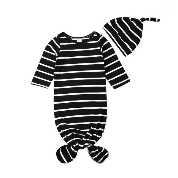 

newborn baby girl boy sleeping bags hat 2pcs soft infant swaddle muslin blanket newborn baby wrap swaddling blanket 0-6months1