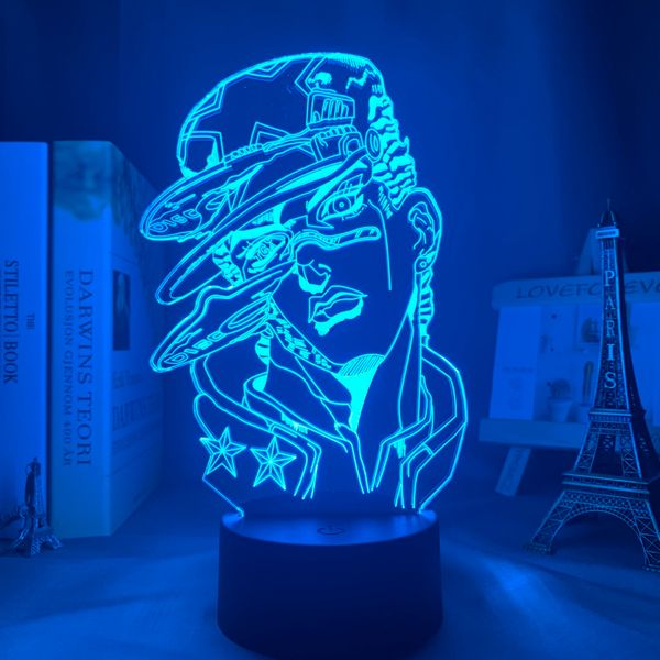 

3d lamp anime jojo bizarre adventure for bedroom decor light birthday gift manga figure led night light