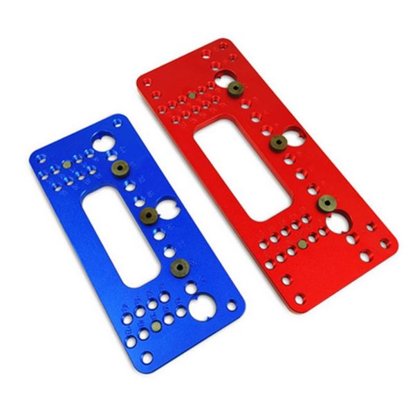

professional hand tool sets handle pitch punch locator aluminum alloy pocket hole jig set wardrobe door positioner drill guide sleeve