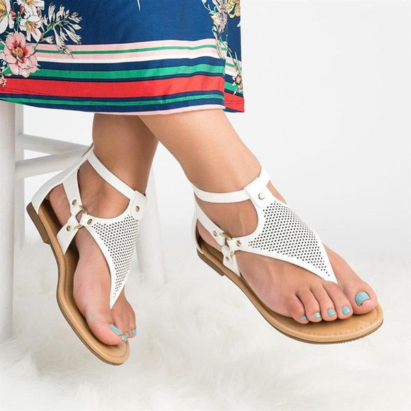 

sandals eillysevens women's 2021 casual rome solid hollow out open toe zipper flat with shoes zapatos mujer#g20, Black