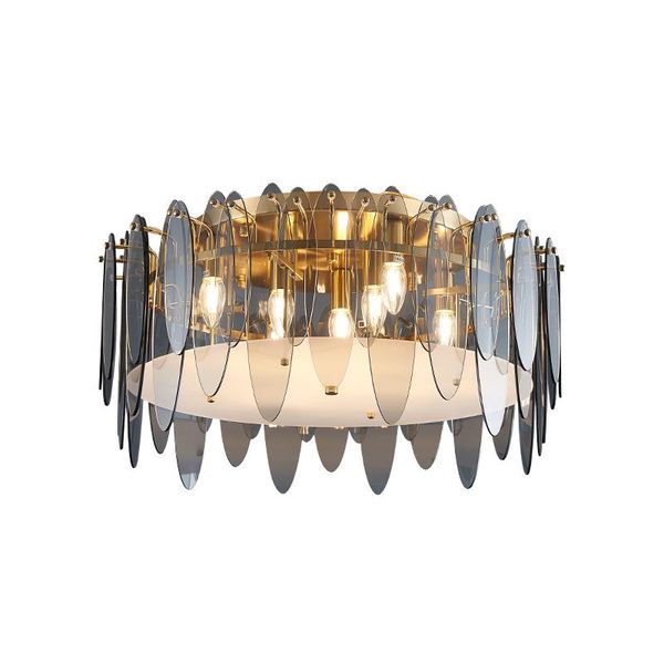 

ceiling lights postmodern light luxury black living room dining lamp villa bedroom study