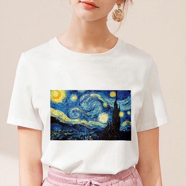 

harajuku aesthetics printed femme thin women t shirt section o neck short sleeve white tee female clothing