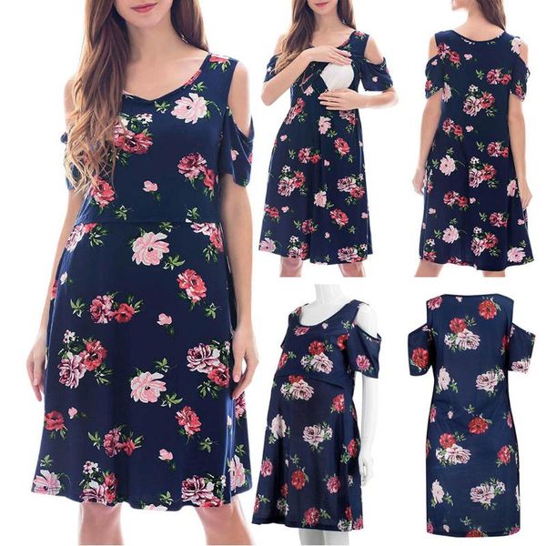 

maternity dresses #50 women pregnant nursing solid breastfeeding summer dress spring autumn long pregnancy, White