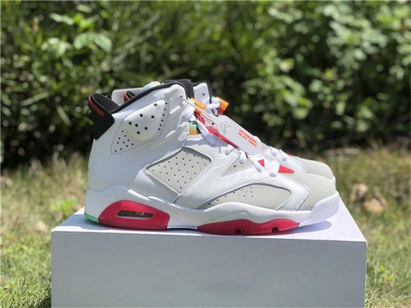 

2021 authentic 6 hare basketball shoes men women neutral grey white true red black bugs bunny trainers sneaker ct8529-062 new hop999
