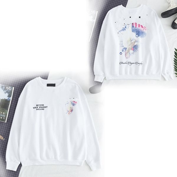 

mens designers long sleeve hoodies pullover sweatshirt leisure streetwear o-neck hoody sweater hoodies for women clothes, Black