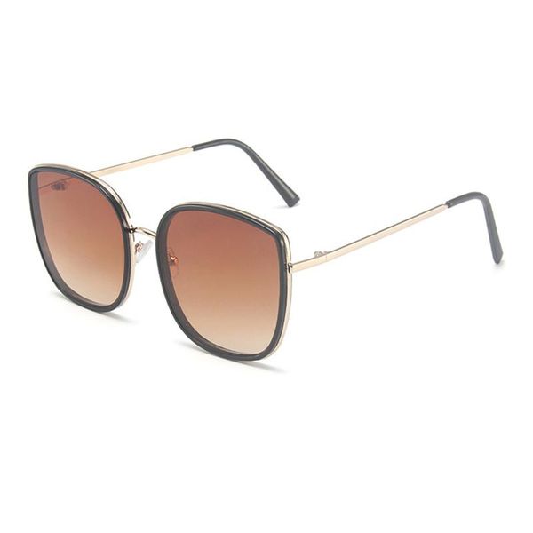 

sunglasses metal frame women sun glasses female men's gradient lens eyeglasses ladies fashion eyewear, White;black