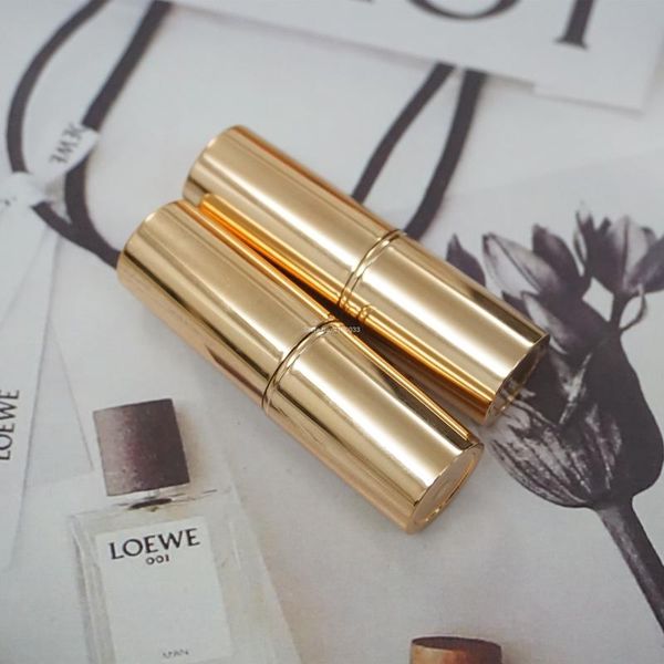 

storage bottles & jars 10/30/50pcs 12.1mm round gold empty lipstick tubes refillable diy lip gloss containers cosmetic tool wholesale