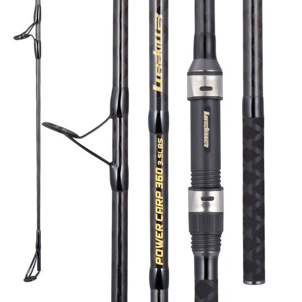 

100% original lurekiller power carp rod carp fishing rod 3.6m/3.9m 3.0/3.5lbs high power x carbon kw guide surf