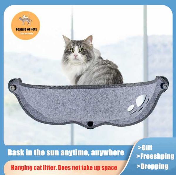 

cat beds & furniture pet hanging sunny seat window mount hammock chair comfortable bed shelf warm ferret cage