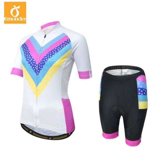 

racing sets emonder cycling jersey women summer quick-dry mtb bike clothing breathable mountian bicycle clothes ropa ciclismo, Black;blue