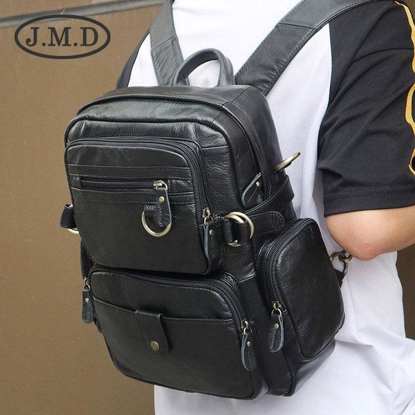 

backpack j.m.d 100% genuine leather stylish backpacks for college bag shoulder