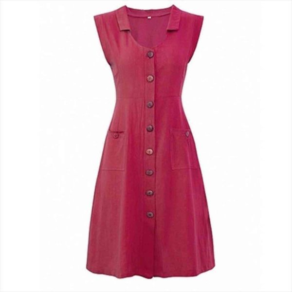 

summer french elegant sleeveless womens dress v neck single breasted pocket fashion multicolor large size s 5xl, Black;gray