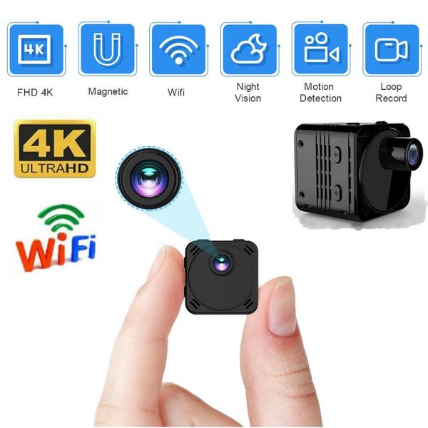 

mini cameras 4k camera wifi smart wireless camcorder ip spot hd small cam motion detection vlog espia night vision video micro