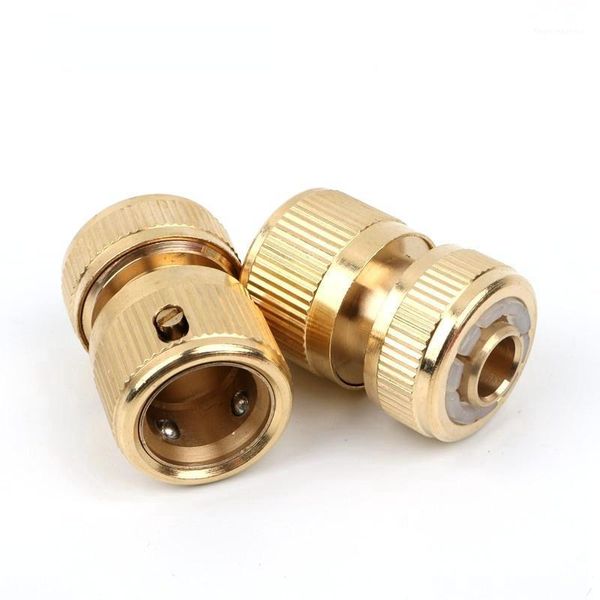 

watering equipments 1pc brass 1/2" quick connector 16mm hose faucet coupling garden irrigation tap adapter car wash joint1