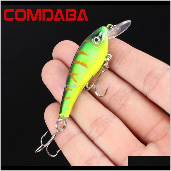 

1pcs swim fish fishing lure 5.7cm 4.5 g artificial hard crank bait ater wobbler japan mini fishing crankbait lure e1sio kspyd