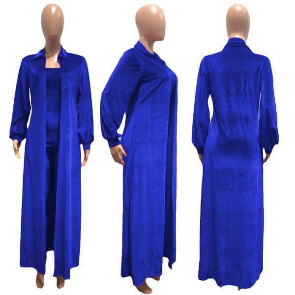 

elegant velvet two piece jumpsuit set s-3xl turn down collar long sleeve cardigan strapless romper autumn outdoor suit sweatsuit, White