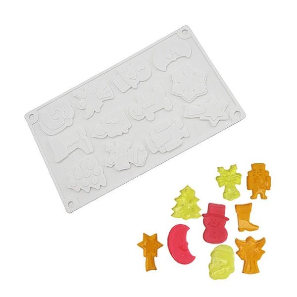 

cake tools 1pcs 3d silicone mold christmas gift for kids chocolate decorating cookie homemade dessert baking mould