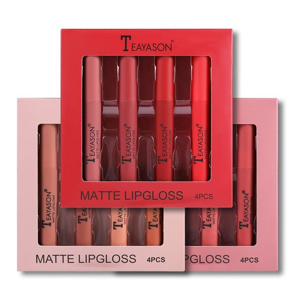 

matte lipstick cosmetics waterproof long lasting nude lipsticks non sticky lips balm durable brown lip tint pen