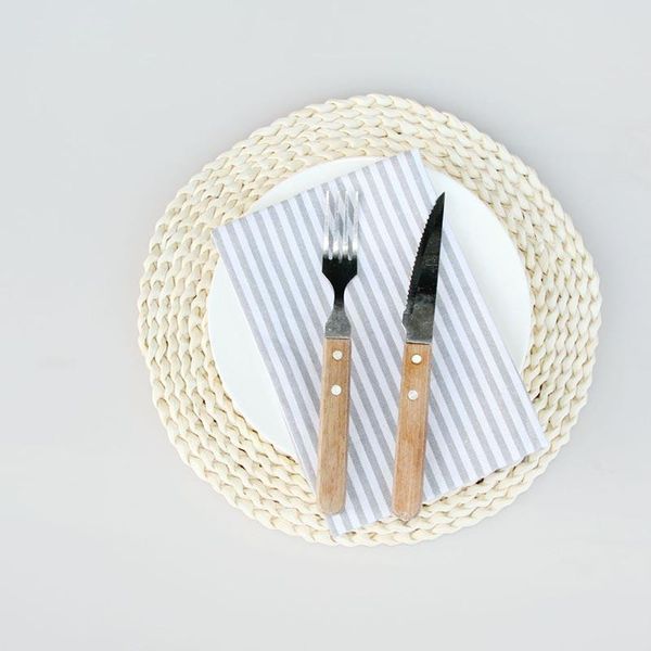 

table napkin balle stripe cloth mat for pography background