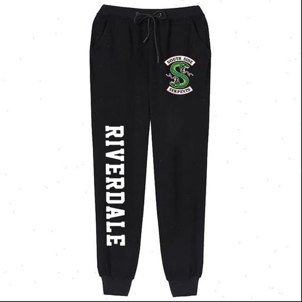 

riverdale sweatpants women workout sport pant south side serpents fleece long casual pants riverdale snake graphic joggers, Black;white
