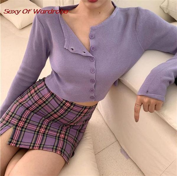

women's knits & tees 2021 autumn korean style o-neck short knitted sweaters women thin cardigan fashion sleeve sun protection c, White