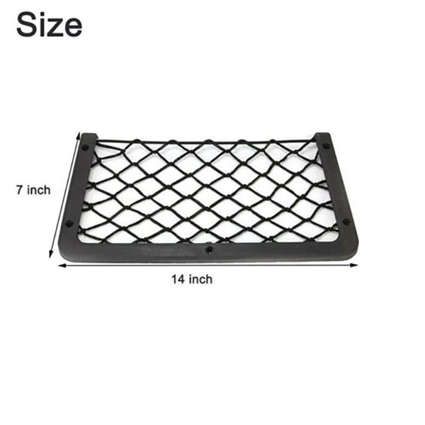 

car organizer 2pcs large storage net campervan caravan boat bag pocket hold 35*18cm mesh bags accessories