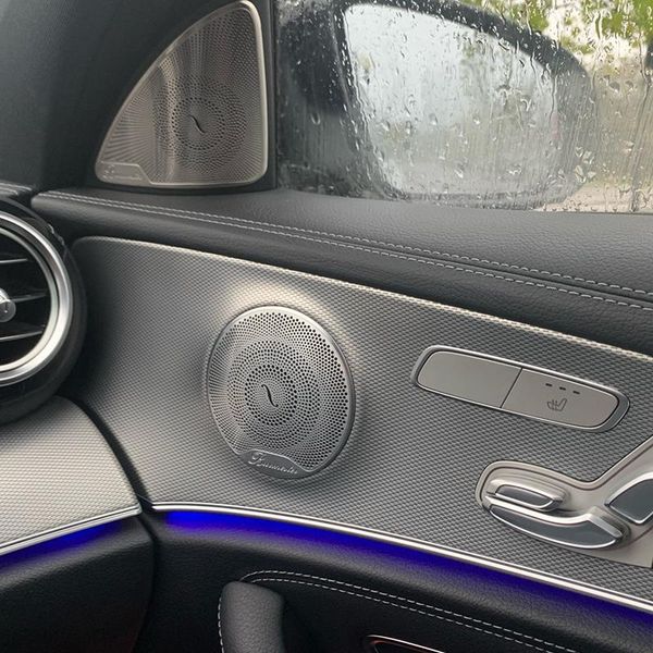 

car seat covers audio speaker door loudspeaker cover trim matte interior roof lamp frames high-quality stainless steel laser punching