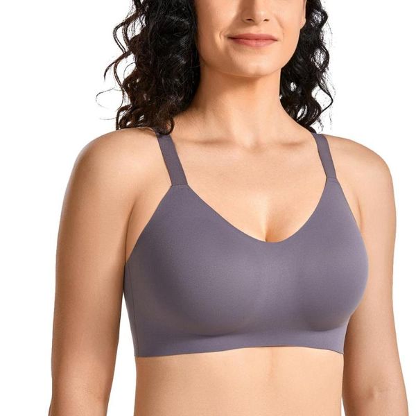 

women's comfort seamless bralette removable padded wireless bra, Red;black