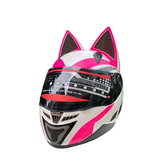 

motorcycle helmet winter motorcycle fog anti helmet racing men and women cool four seasons universal cat ear