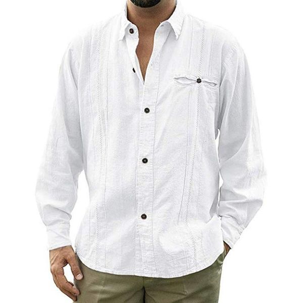 

men's casual shirts spring autumn men fashion cotton long sleeve solid buttons turn-down collar shirt cardigan streetwear, White;black
