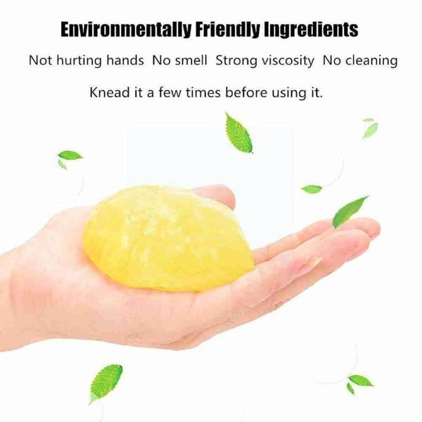 

car sponge 85ml auto cleaning pad glue powder cleaner dust home keyboard remover computer tool magic clea n4w3