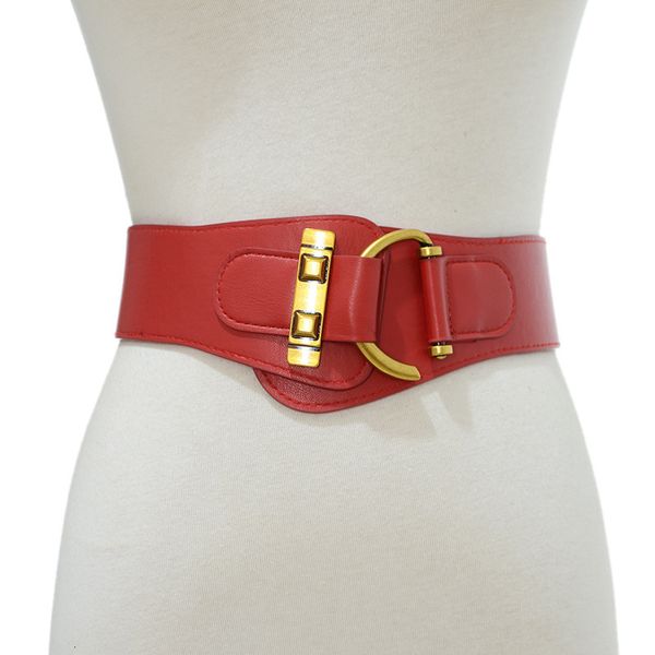 

new women's decoration with wide belt, Black;brown