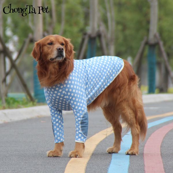 

pet it long sleeve elbow protection gold wool labrador cloth thin dog t-shirt