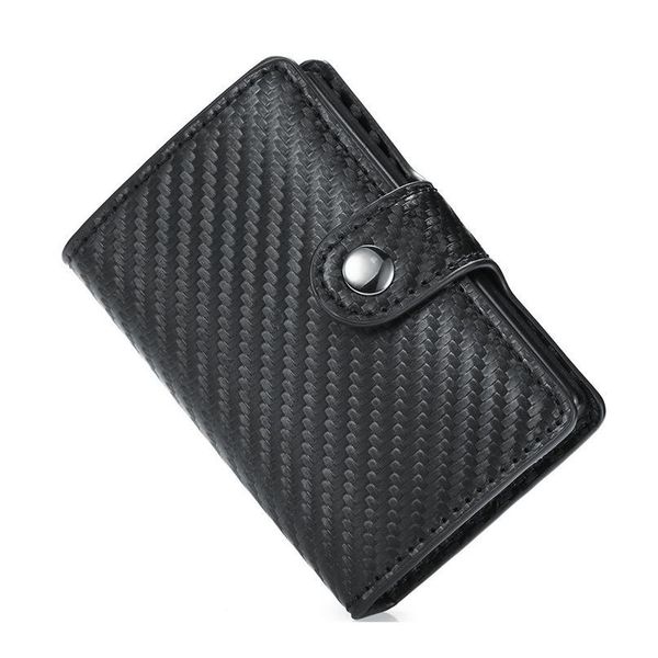 

bycobecy button 2020 case business card holder rfid secure cash and cards wallet tarjetero hombre cuero travel documen qylwnm