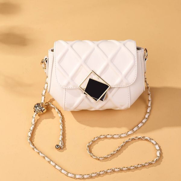

women chain lingge 2021 new bags korean fashion bag messenger shoulder ladies jinzhu bogef